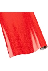 Caspari Christmas Gift Wrapping Paper 8ft Roll Fretwork Red