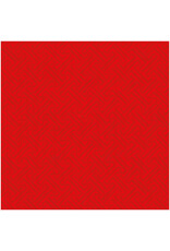 Caspari Christmas Gift Wrapping Paper 8ft Roll Fretwork Red