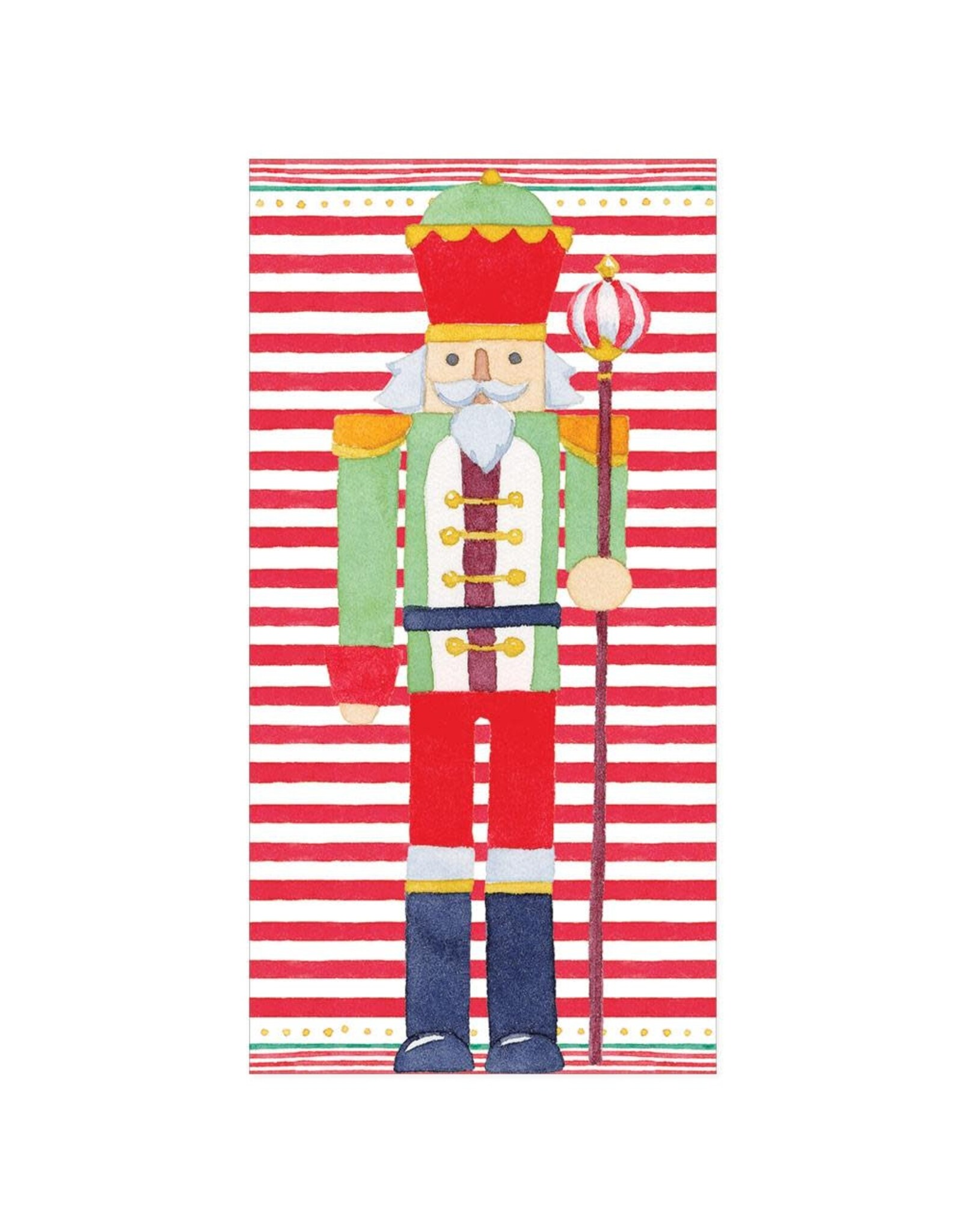Caspari Christmas Money Holder Cards 4pk March Of The Nutcrackers