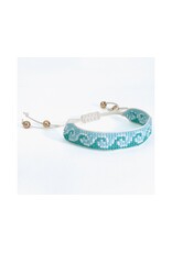 Periwinkle by Barlow Bracelets | Beaded Aqua Waves