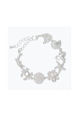 Periwinkle by Barlow Bracelets | Silver Sea-Life w Crystals