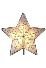 Kurt Adler Christmas Tree Topper 5 Point Wire Star 8.5 inch