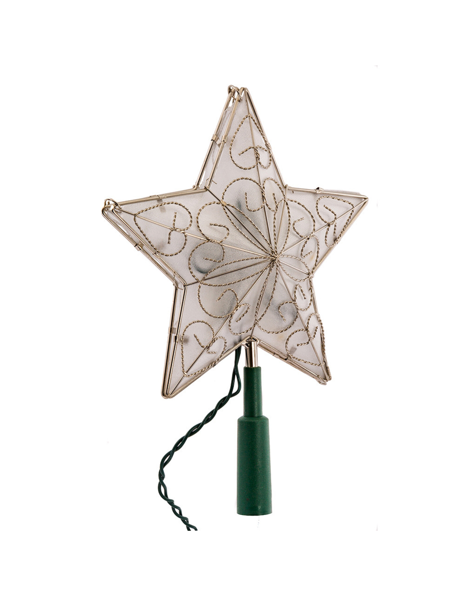 Kurt Adler Christmas Tree Topper 5 Point Wire Star 8.5 inch