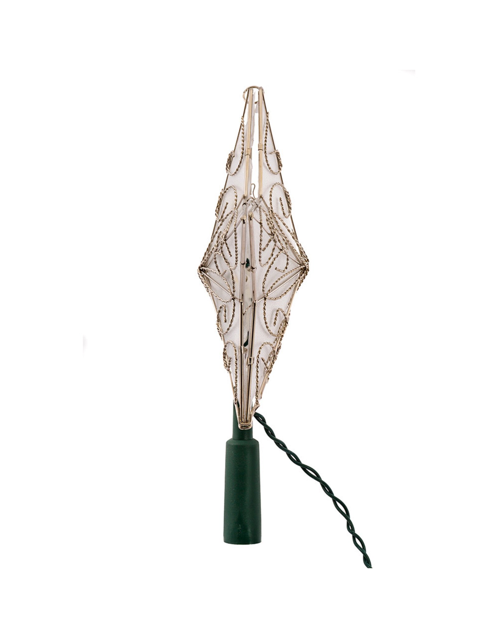 Kurt Adler Christmas Tree Topper 5 Point Wire Star 8.5 inch