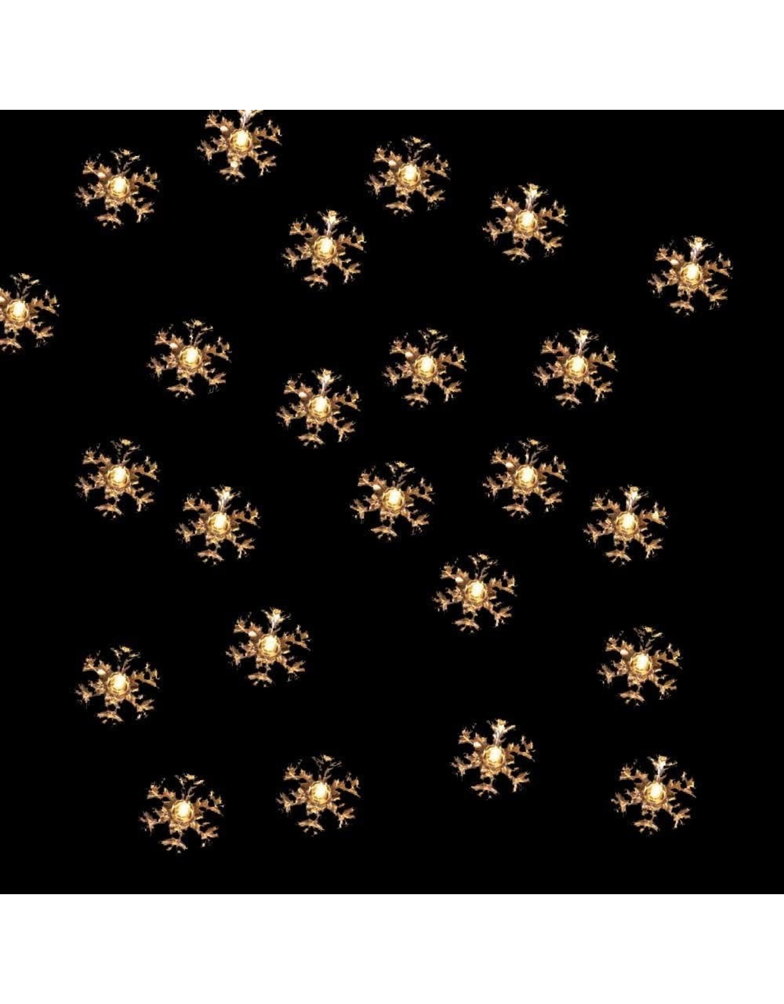 Kurt Adler Christmas 35 Light Double Layer Snowflake Light Set
