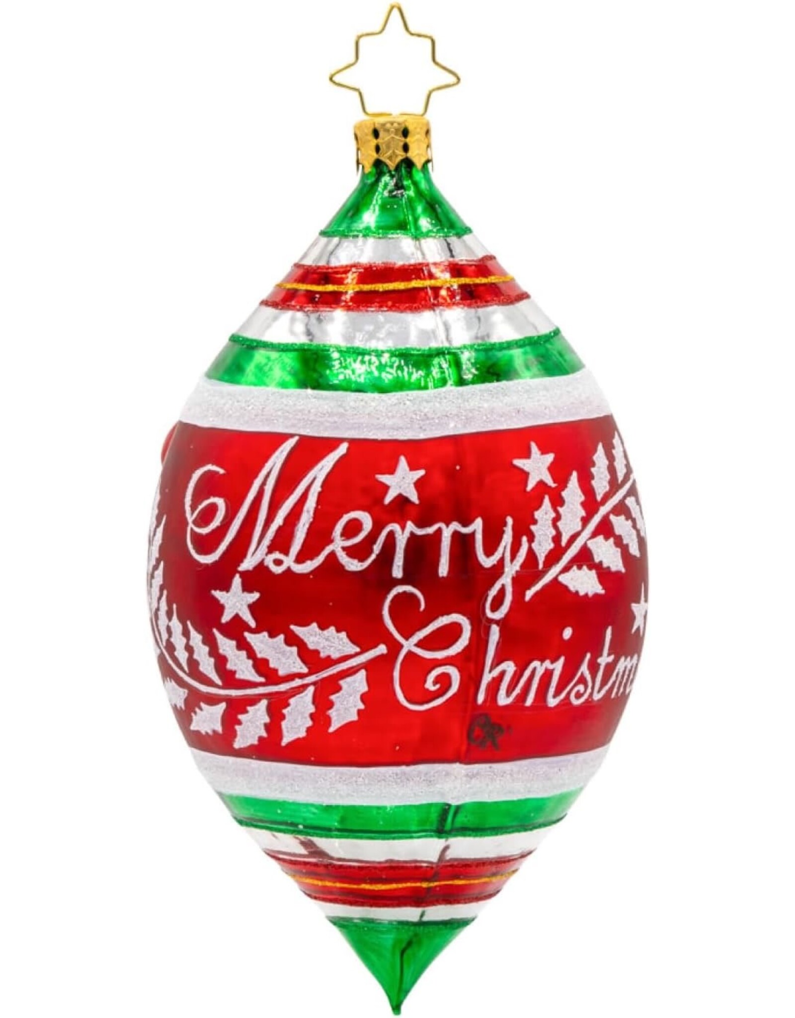 Christopher Radko Holly Jolly Christmas Ornament Exclusive Ornament
