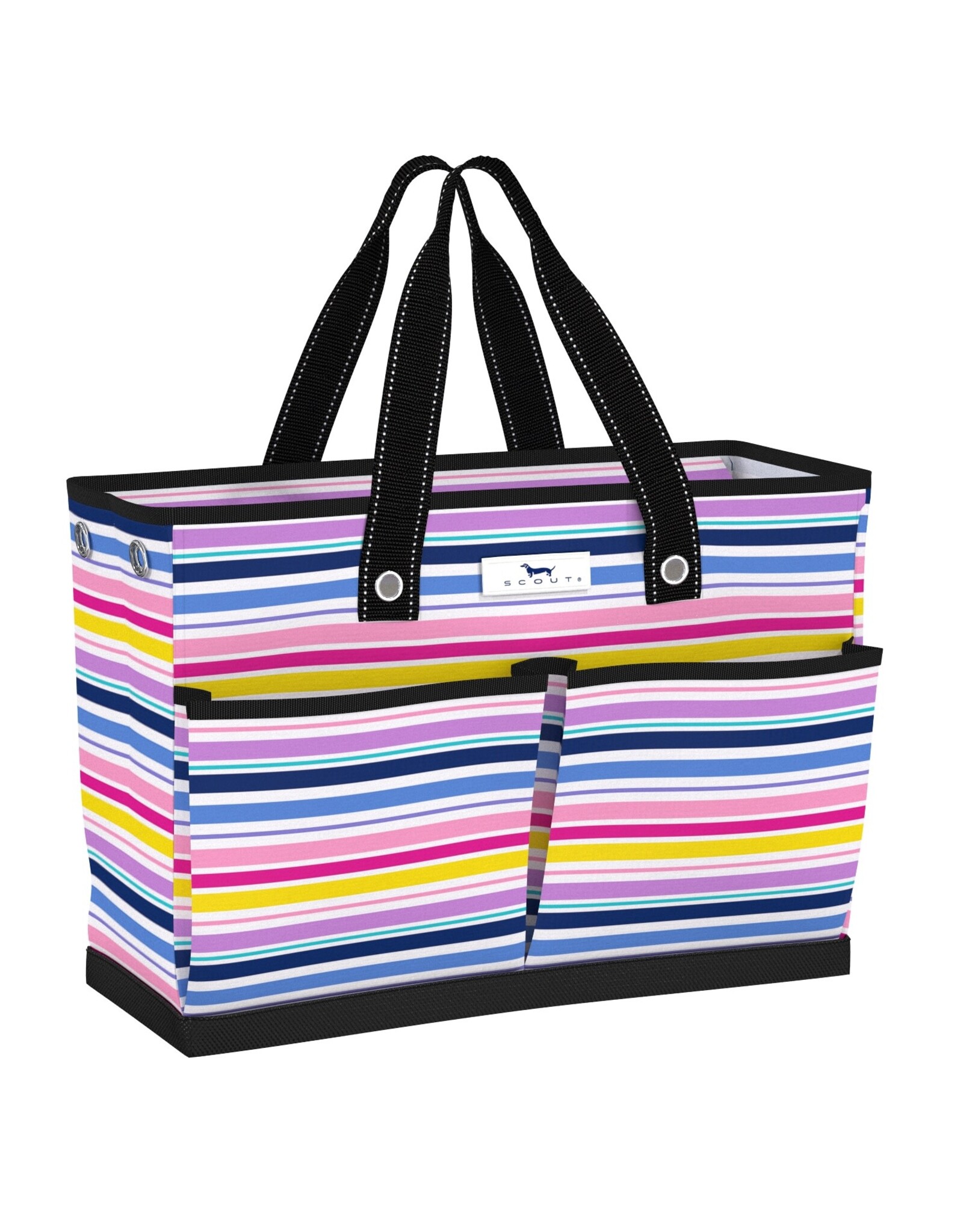 Scout Bags Ben Pocket Tote Bag Stripe a Pose