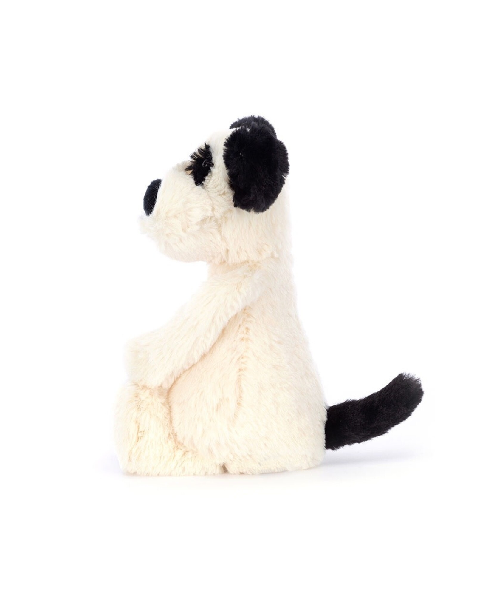 JellyCat Rufferty Puppy Black and Cream Puppy