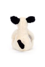 JellyCat Rufferty Puppy Black and Cream Puppy