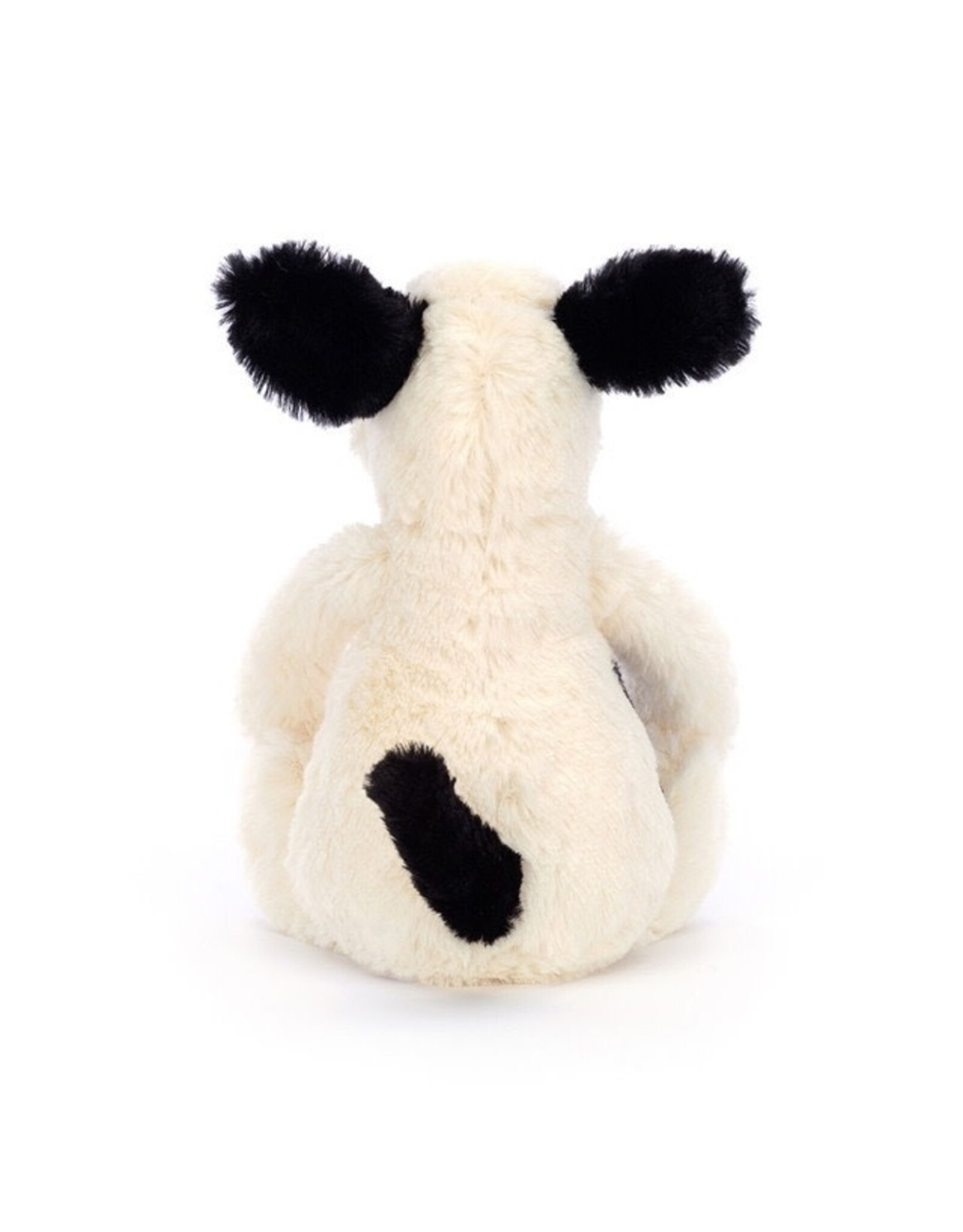 JellyCat Rufferty Puppy Black and Cream Puppy