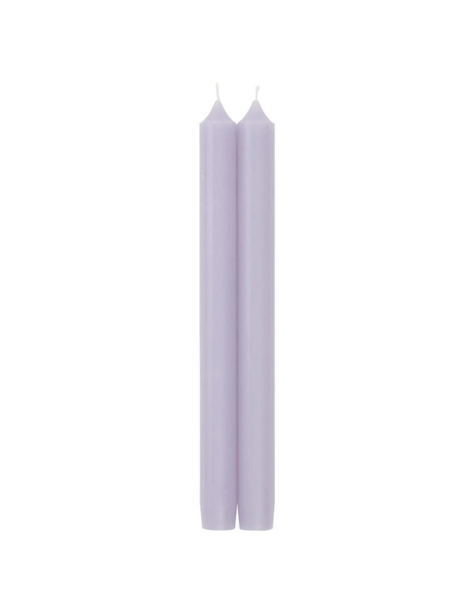 Caspari Crown Candles Tapers 10 inch 2pk In Lavender