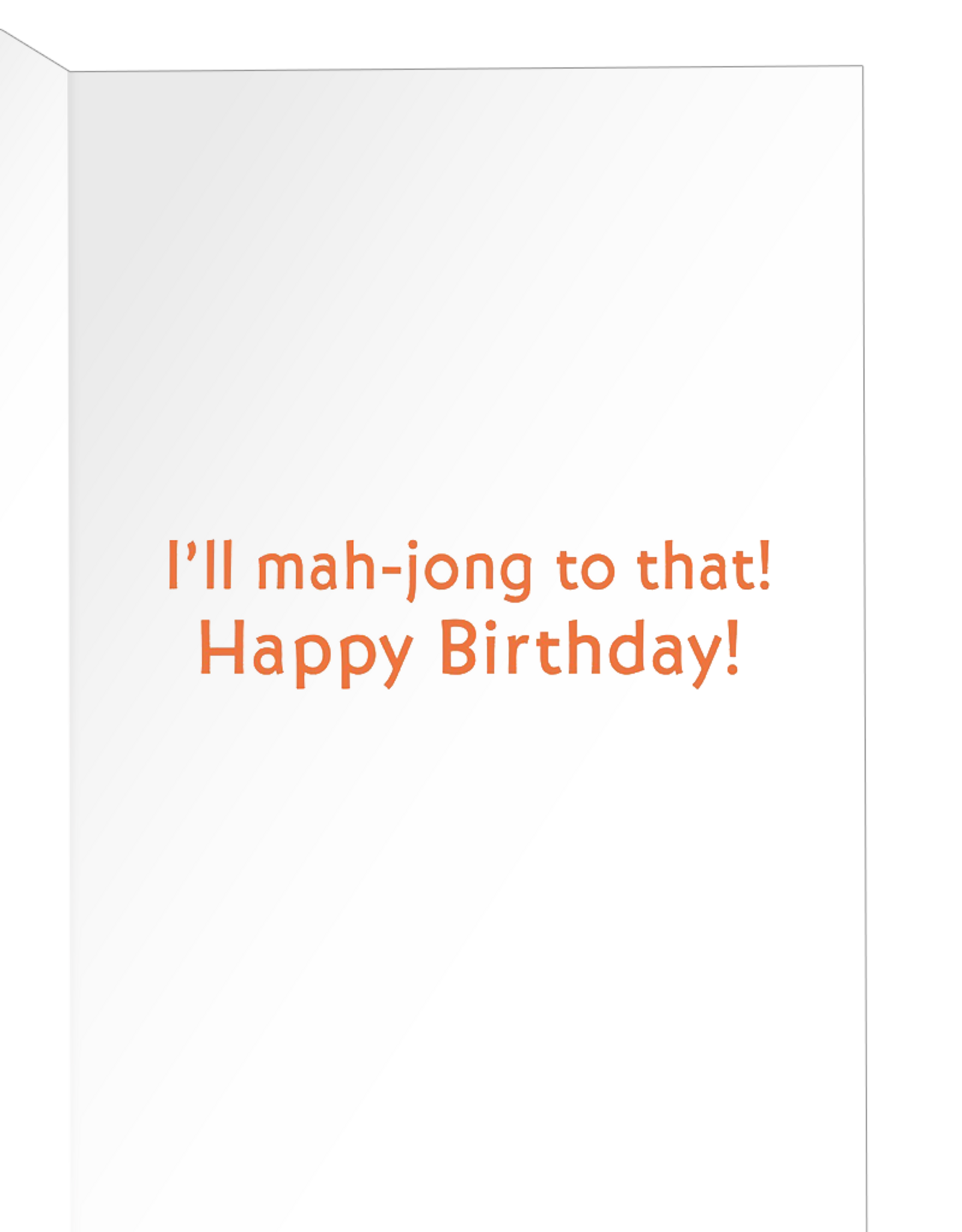 Caspari Birthday Card Mahjong Birthday