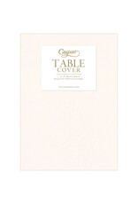 Caspari Paper Linen Solid Table Covers In Ivory
