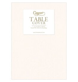 Caspari Paper Linen Solid Table Covers In Ivory