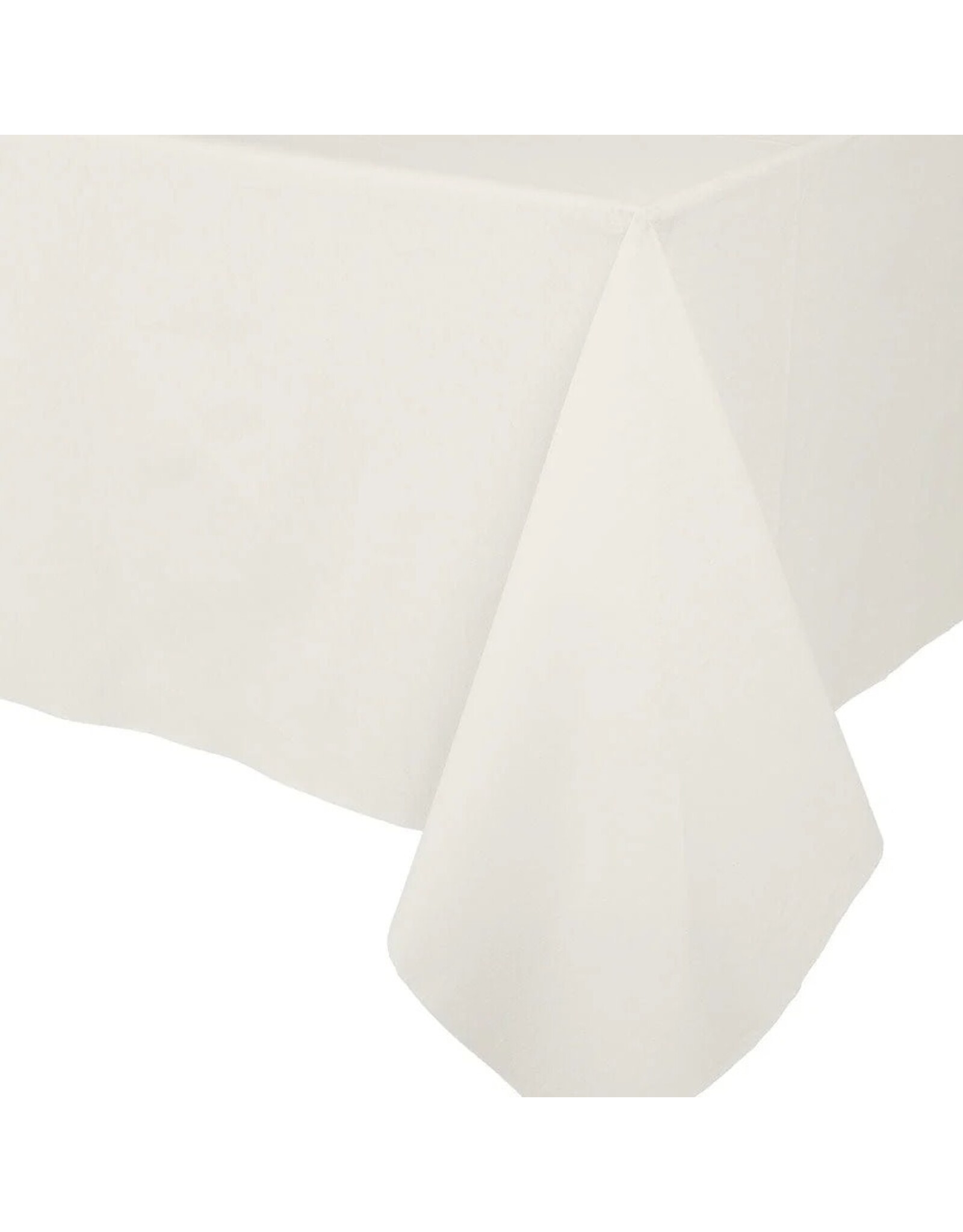 Caspari Paper Linen Solid Table Covers In Ivory