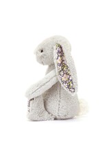 JellyCat Little Blossom Gray Silver Bunny Bloom