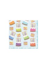 Caspari Birthday Paper Cocktail Napkins 20pk Birthday Cake Frosting