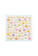 Caspari Birthday Paper Cocktail Napkins 20pk Birthday Cake Frosting