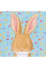 Caspari Easter Paper Lunch Napkins 20ct Wabbit Bunny Rabbit