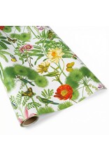 Caspari Gift Wrapping Paper 5ft Roll Paradise Garden