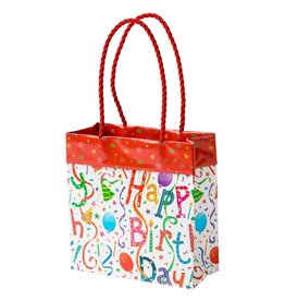 Caspari Gift Bag Happy Birthday SM 5.75x2.5x5.75
