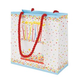 Caspari Gift Bag Birthday Cake SM 5.75x2.5x5.75