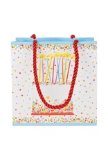 Caspari Gift Bag Birthday Cake SM 5.75x2.5x5.75