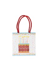 Caspari Gift Bag Birthday Cake SM 5.75x2.5x5.75
