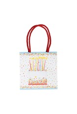 Caspari Gift Bag Birthday Cake SM 5.75x2.5x5.75