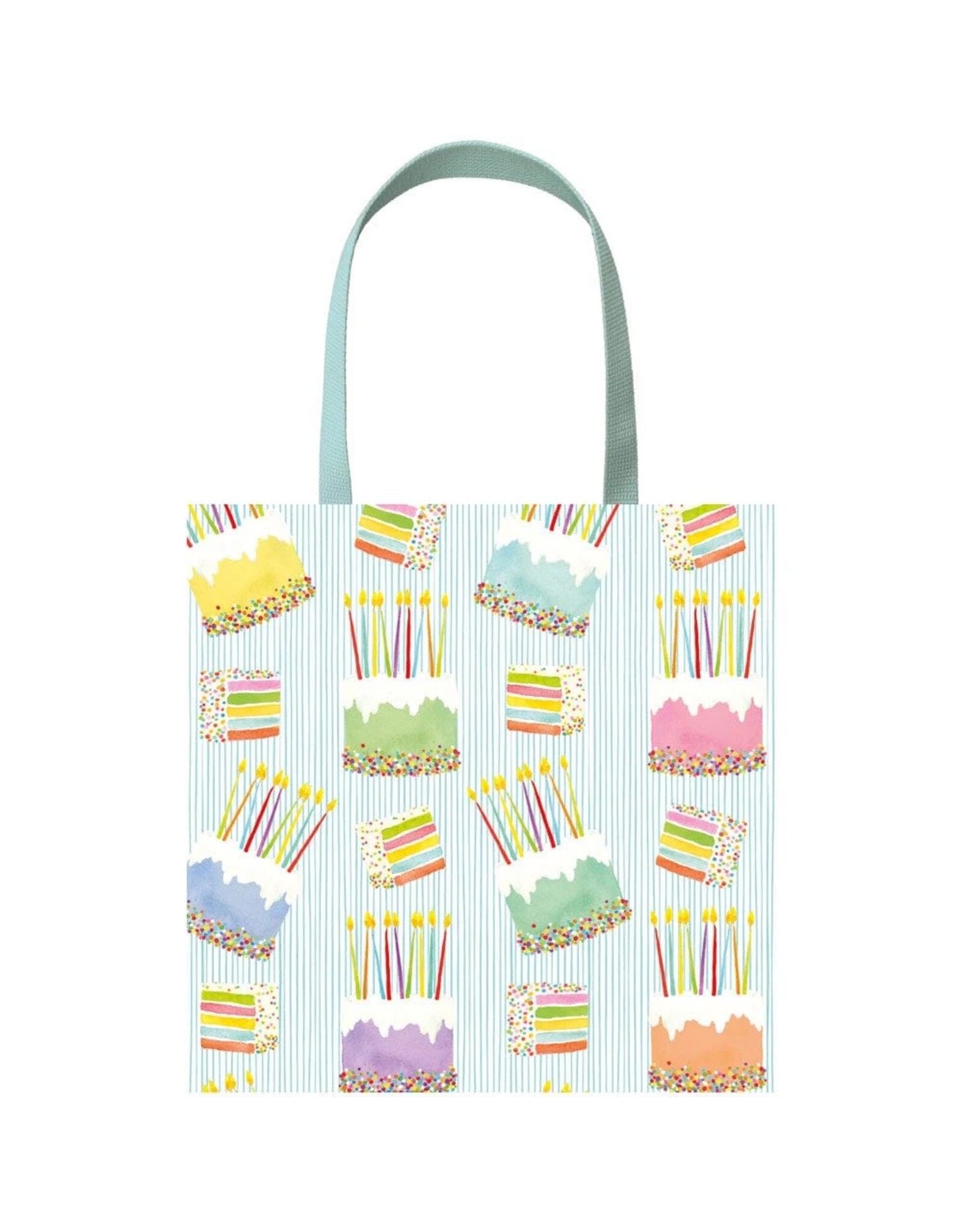 Caspari Gift Bag Birthday Cake Frosting SM 5.75x2.5x5.75