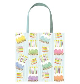 Caspari Gift Bag Birthday Cake Frosting SM 5.75x2.5x5.75