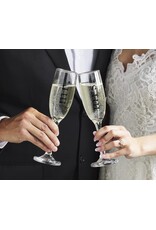 Mud Pie Mr And Mrs Champagne Glasses Set of 2 Champagne Flutes