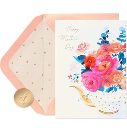 PAPYRUS® Mother's Day Card Floral Teapot