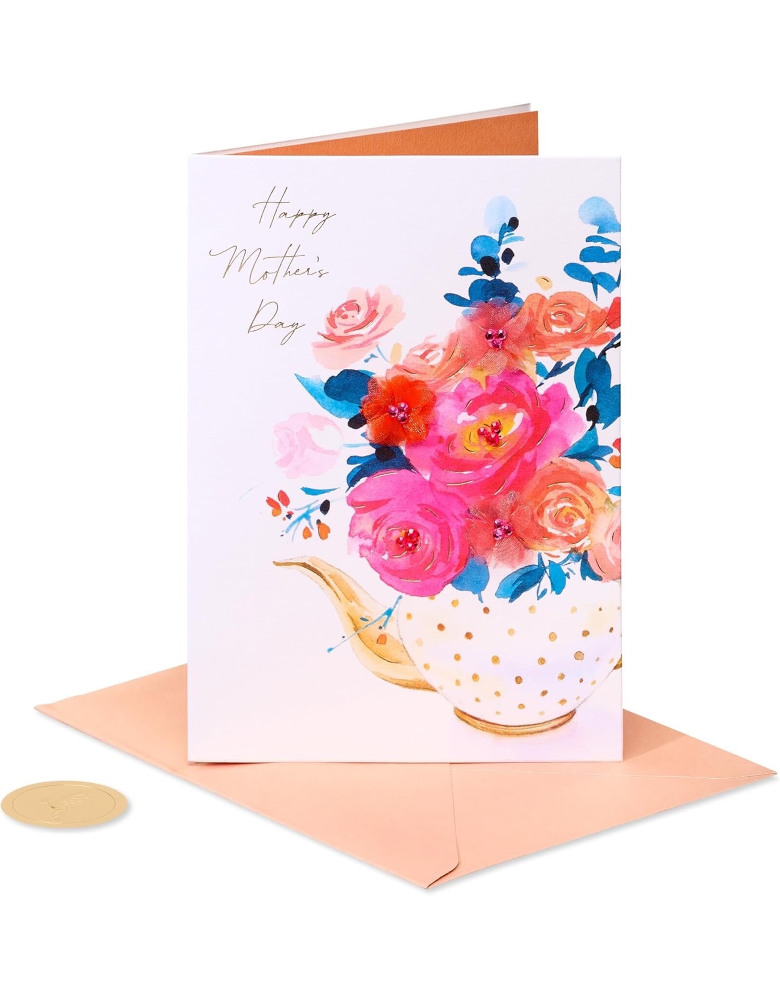 PAPYRUS® Mother's Day Card Floral Teapot