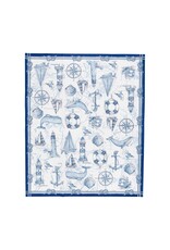 Caspari Paper Guest Towel Napkin To The Lighthouse