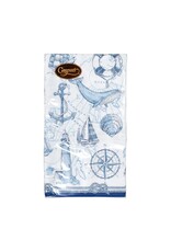 Caspari Paper Guest Towel Napkin To The Lighthouse