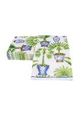 Caspari Paper Guest Towel Napkin Potted Palms