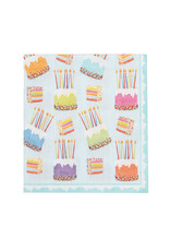 Caspari Paper Lunch Napkins 20ct Birthday Cake Frosting