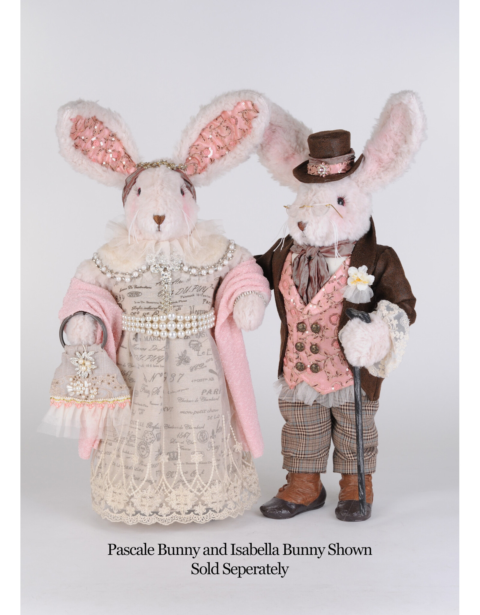 Karen Didion Isabella Bunny Easter Spring Decor Collectible