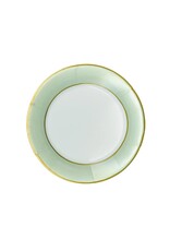 Caspari Luxury Paper Salad-Dessert Plates 8pk Round Watercolor Celadon