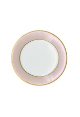 Caspari Luxury Paper Salad-Dessert Plates 8pk Round Watercolor Petal Pink