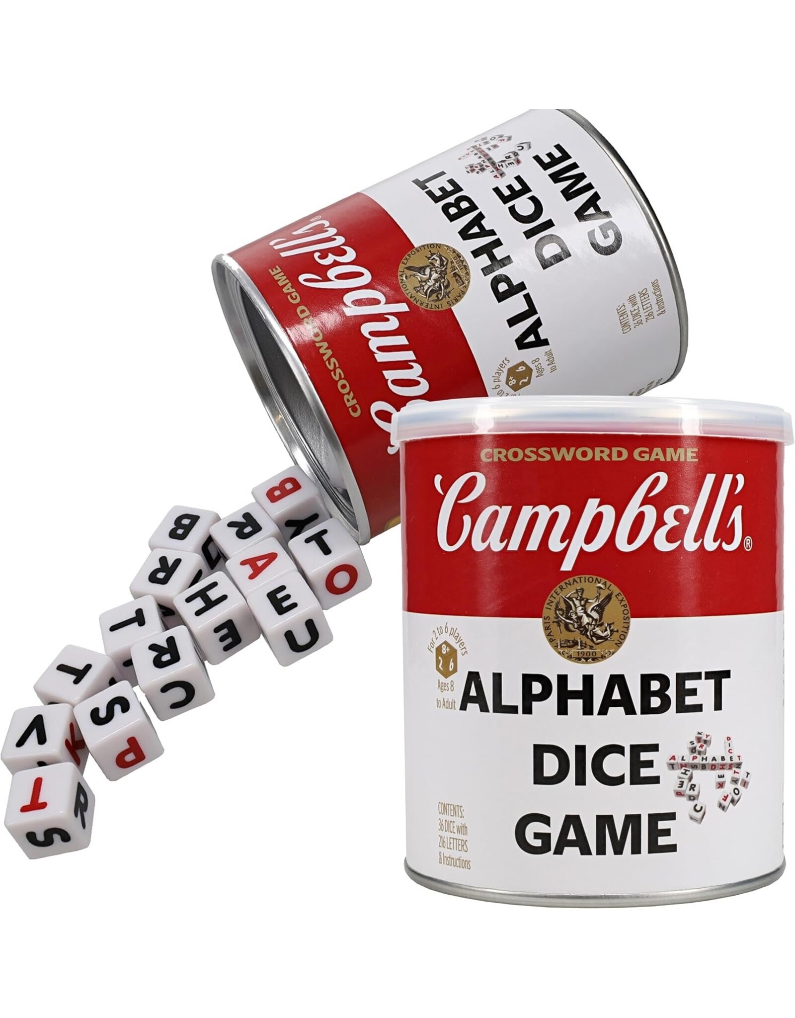 TDC Games Campbell's Alphabet Dice Word Game