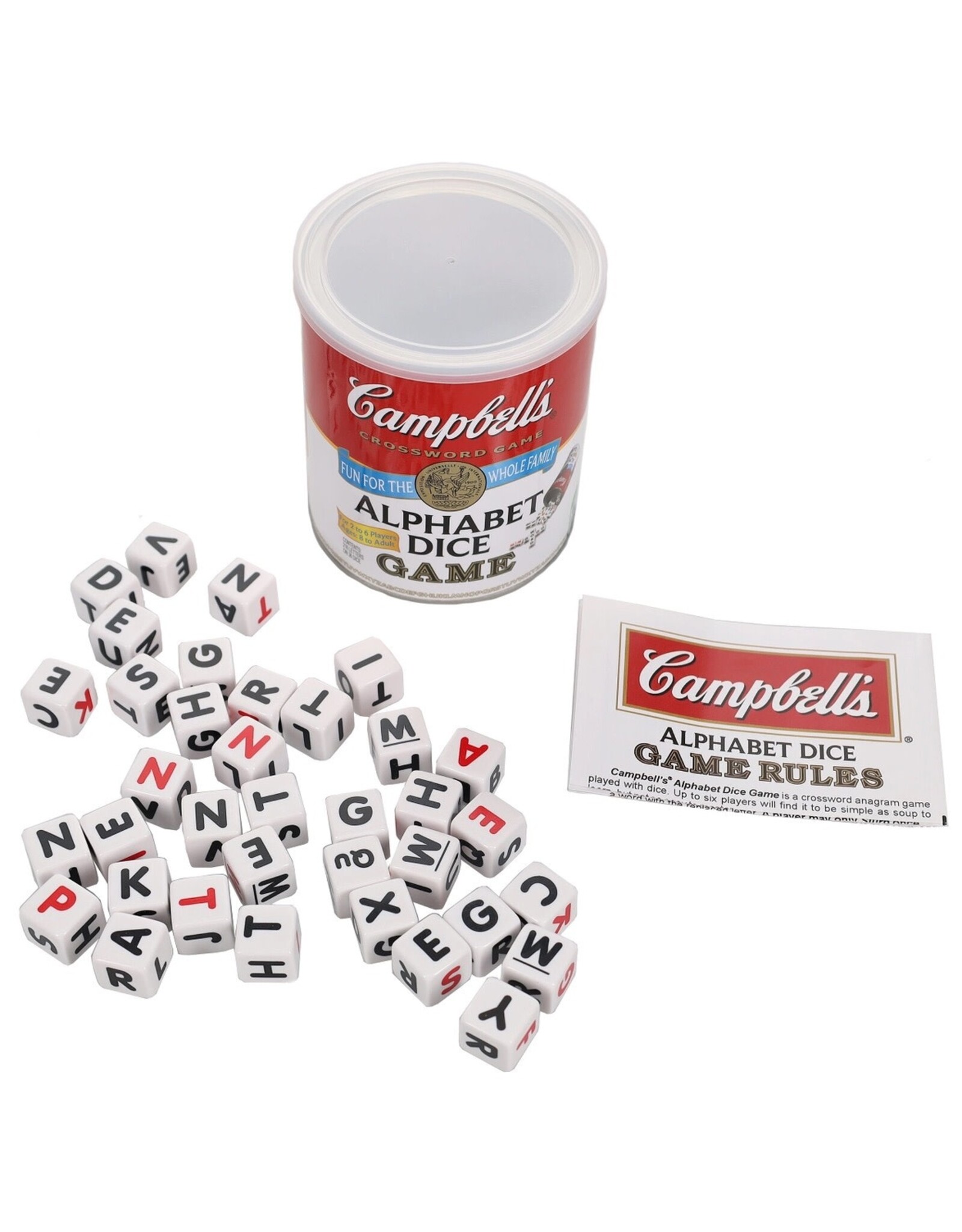 TDC Games Campbell's Alphabet Dice Word Game