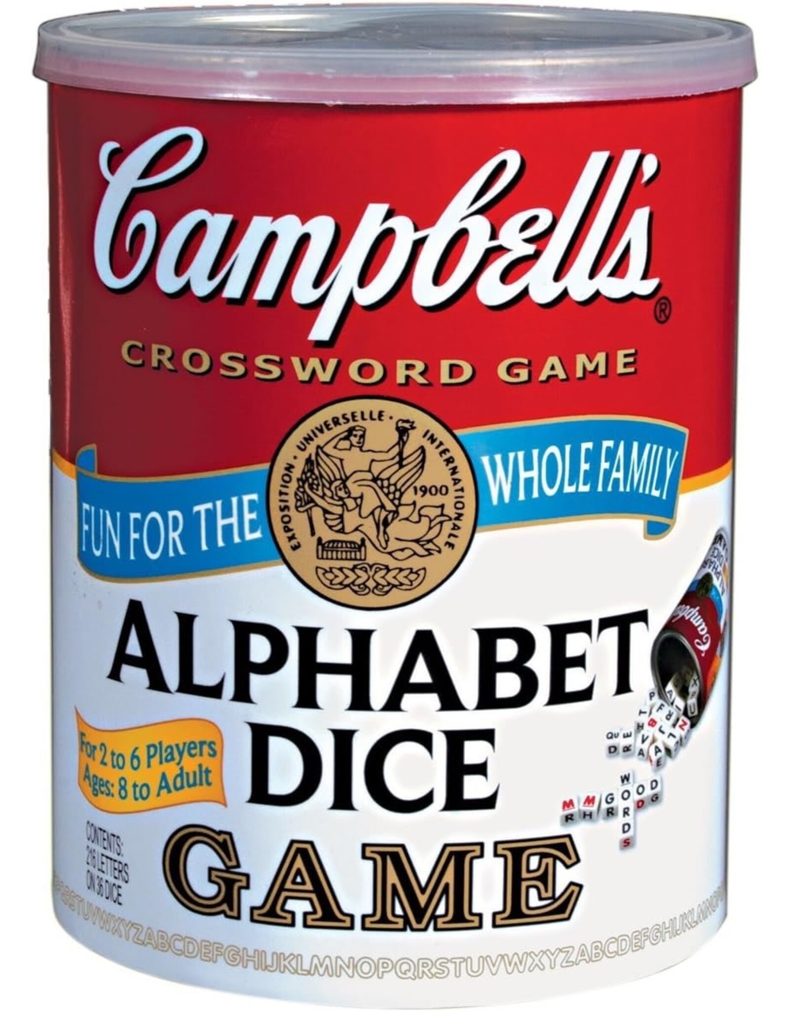 TDC Games Campbell's Alphabet Dice Word Game