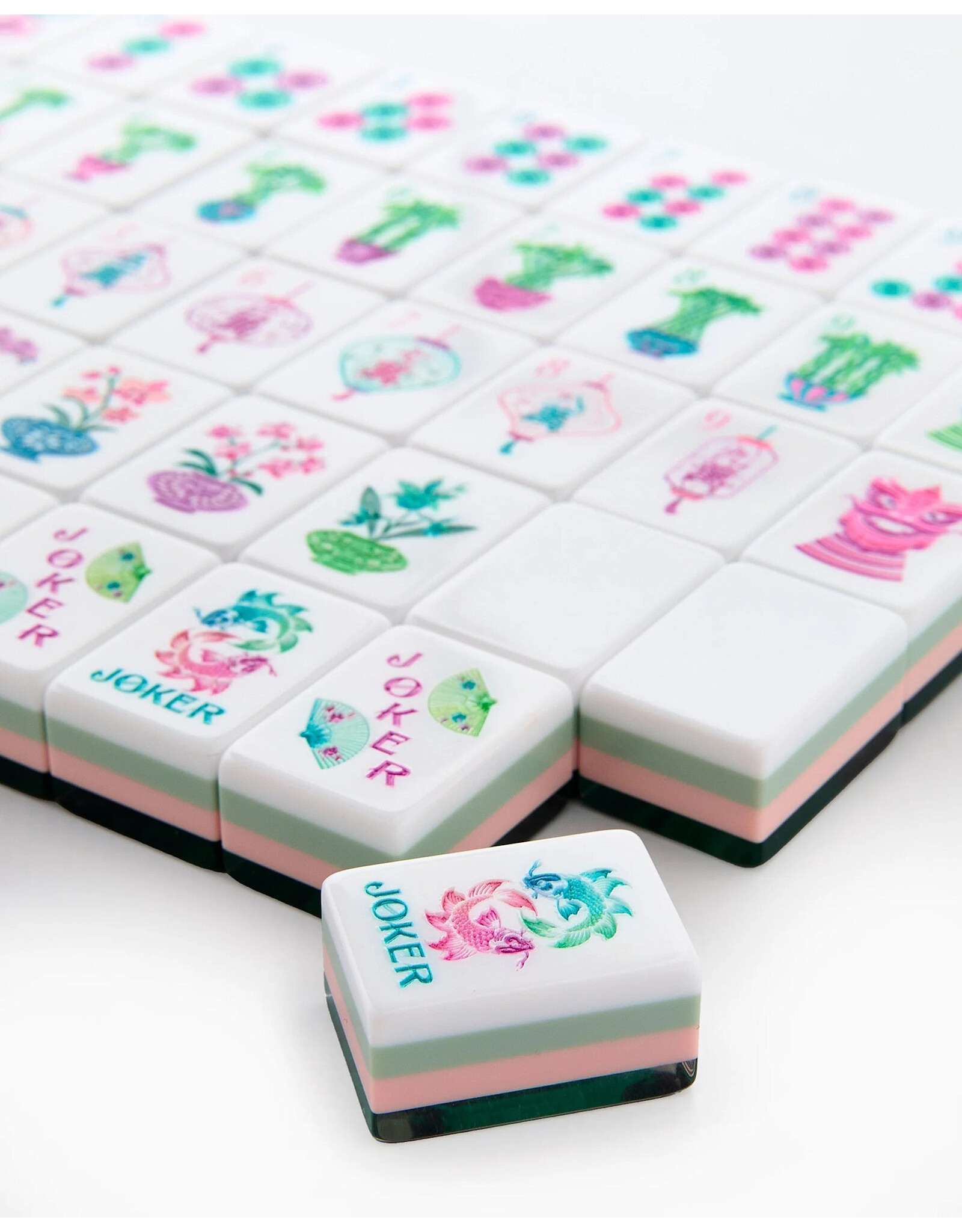 Oh My Mahjong Emerald Mahjong Tiles Set American Mahjong Game