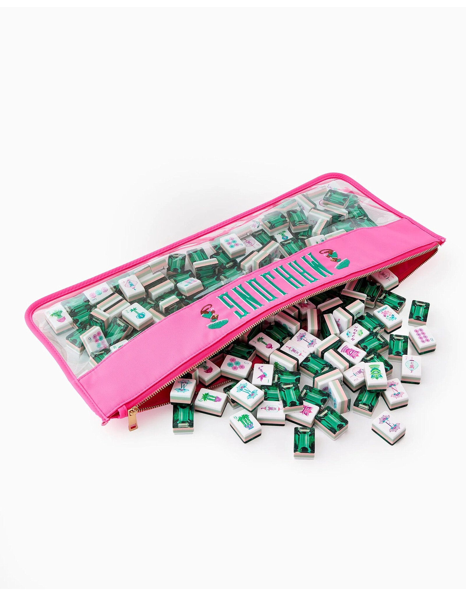 Oh My Mahjong Emerald Mahjong Tiles Set American Mahjong Game