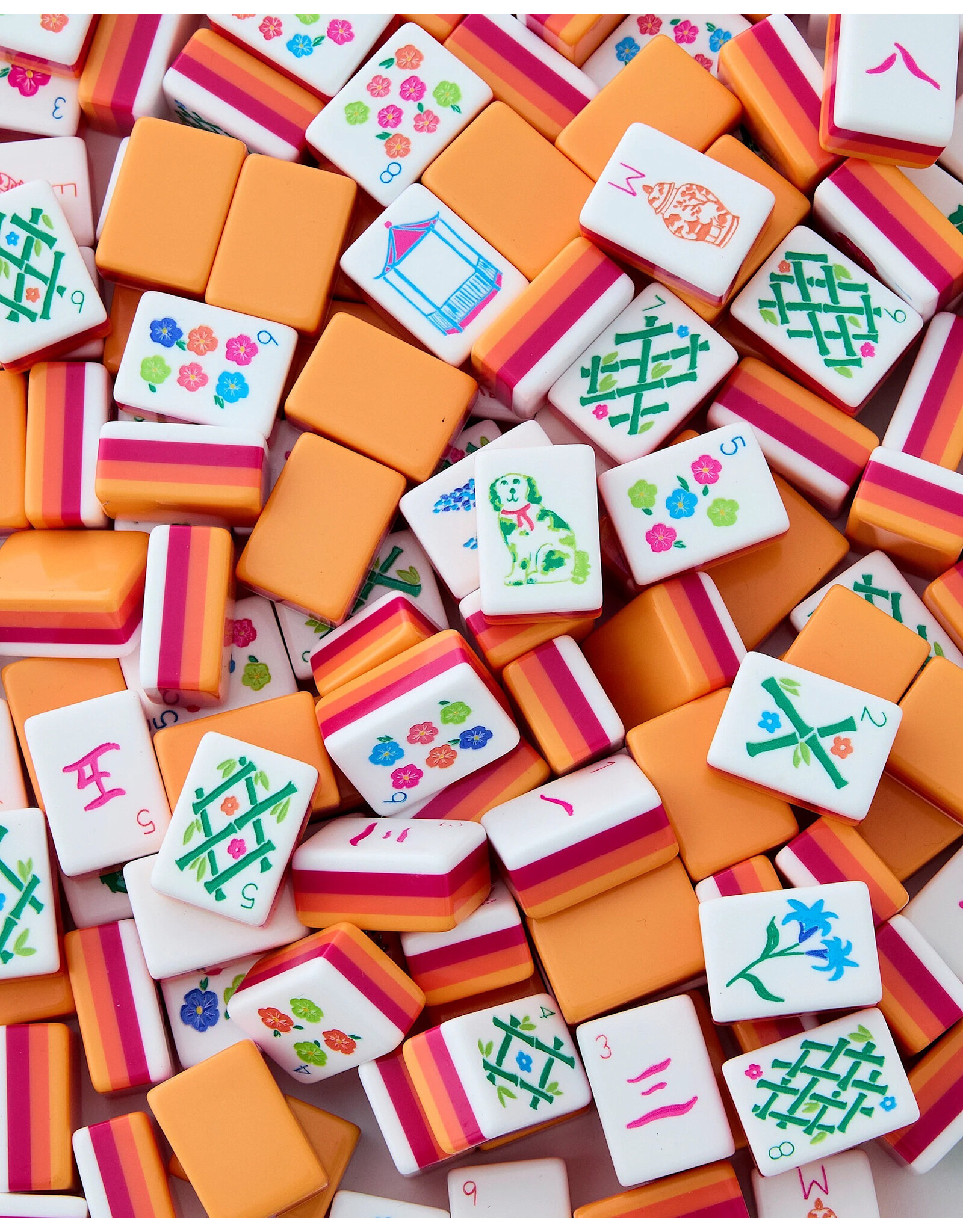 Oh My Mahjong Sunset Mahjong Tiles Set American Mahjong Game