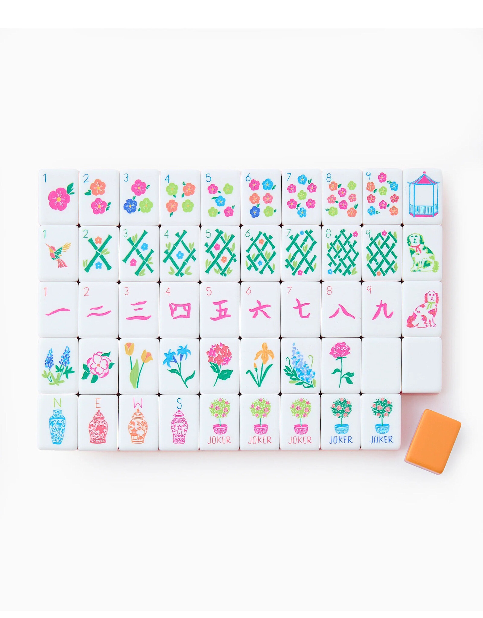 Oh My Mahjong Sunset Mahjong Tiles Set American Mahjong Game