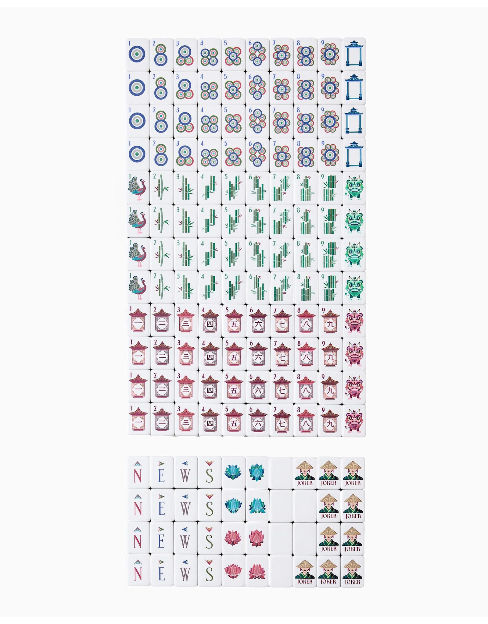 Oh My Mahjong Drake Mahjong Tiles Set American Mahjong Game