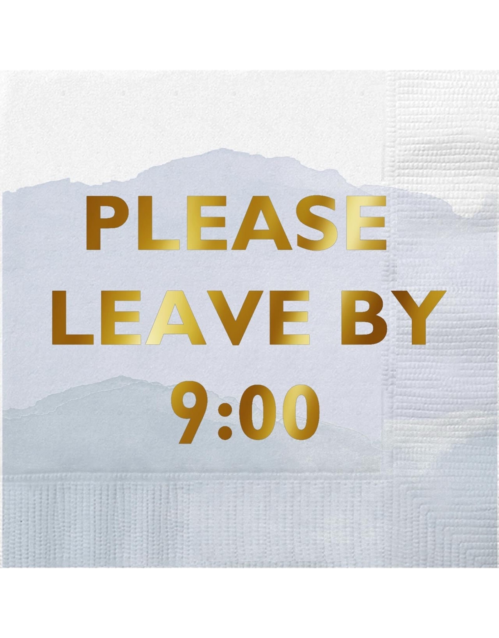 Slant Paper Cocktail Beverage Napkins 20ct Leave By Nine